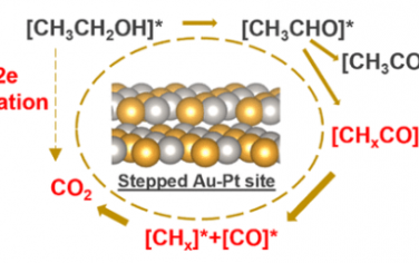 JACS：具有阶梯式 Pt 位点的 Au/Pt 双金属纳米线可增强 C2+ 醇电氧化反应中的 C−C 裂解