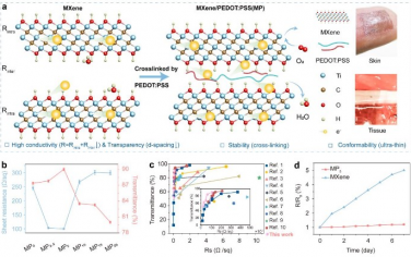 Advanced Materials：用于神经电信号多模态传感的超薄MXene薄膜