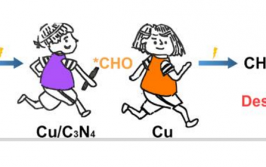 韩布兴夏川Angew：双功能Cu/C3N4电催化CO制备乙酸