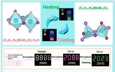 Nano Letters： 一维锰基杂化卤化物中水分子诱导的可逆荧光可用于防伪和数字加密解密