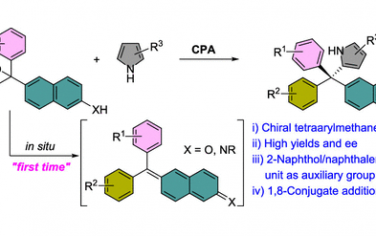 JACS：有机催化1,8-加成合成手性芳基甲烷