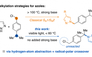 JACS：光催化苄基C-H键修饰唑基官能团