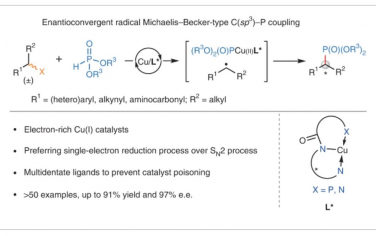 Nature Synthesis：一般铜催化的对映异构自由基Michaelis–Becker型 C（sp3）–P交叉偶联