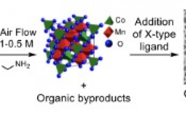 JACS：胶体稳定、低分散性锰基三元尖晶石氧化物纳米晶的一般合成路线