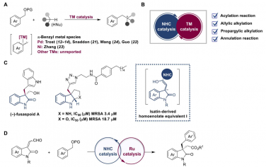 Science Advances：NHC-Ru协同催化不对称苄基化