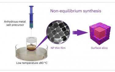 Nature Synthesis：用于电化学CO2还原的各向异性多金属纳米表面合金的低温非平衡合成