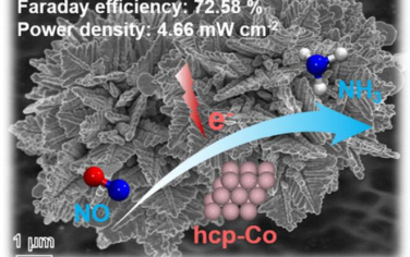 JACS: 用于高性能电催化NO还原合成NH3的六角钴纳米片