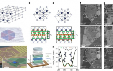 Nature Materials：扭曲范德华双层中极畴动力学的操作电子显微镜研究