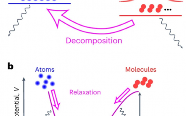Nature Physics：量子简并气体中的多体化学反应