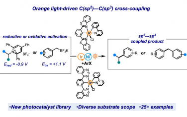 JACS：首例Ir(III)黄色光催化C(sp2)-C(sp3)偶联