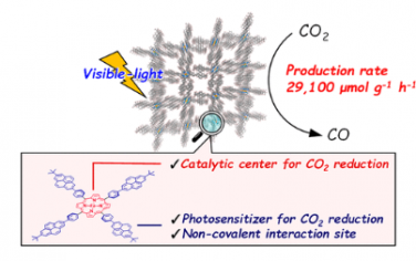 JACS：用于可见光驱动 CO2 还原的铁络合物基超分子骨架催化剂