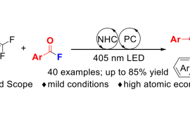 Angew：光催化-N杂环卡宾协同氟芳基化构筑α-CF3修饰的酮