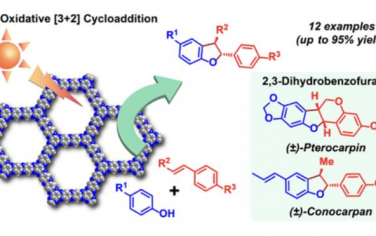 JACS: 用于2,3-二氢苯并呋喃可见光光合作用的定制COF