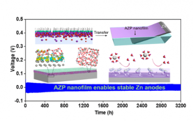ACS Nano：用于锌负极保护的具有优异离子传导性的纯非晶超薄磷酸盐层